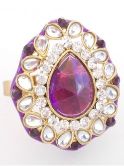 Kundan Finger Ring